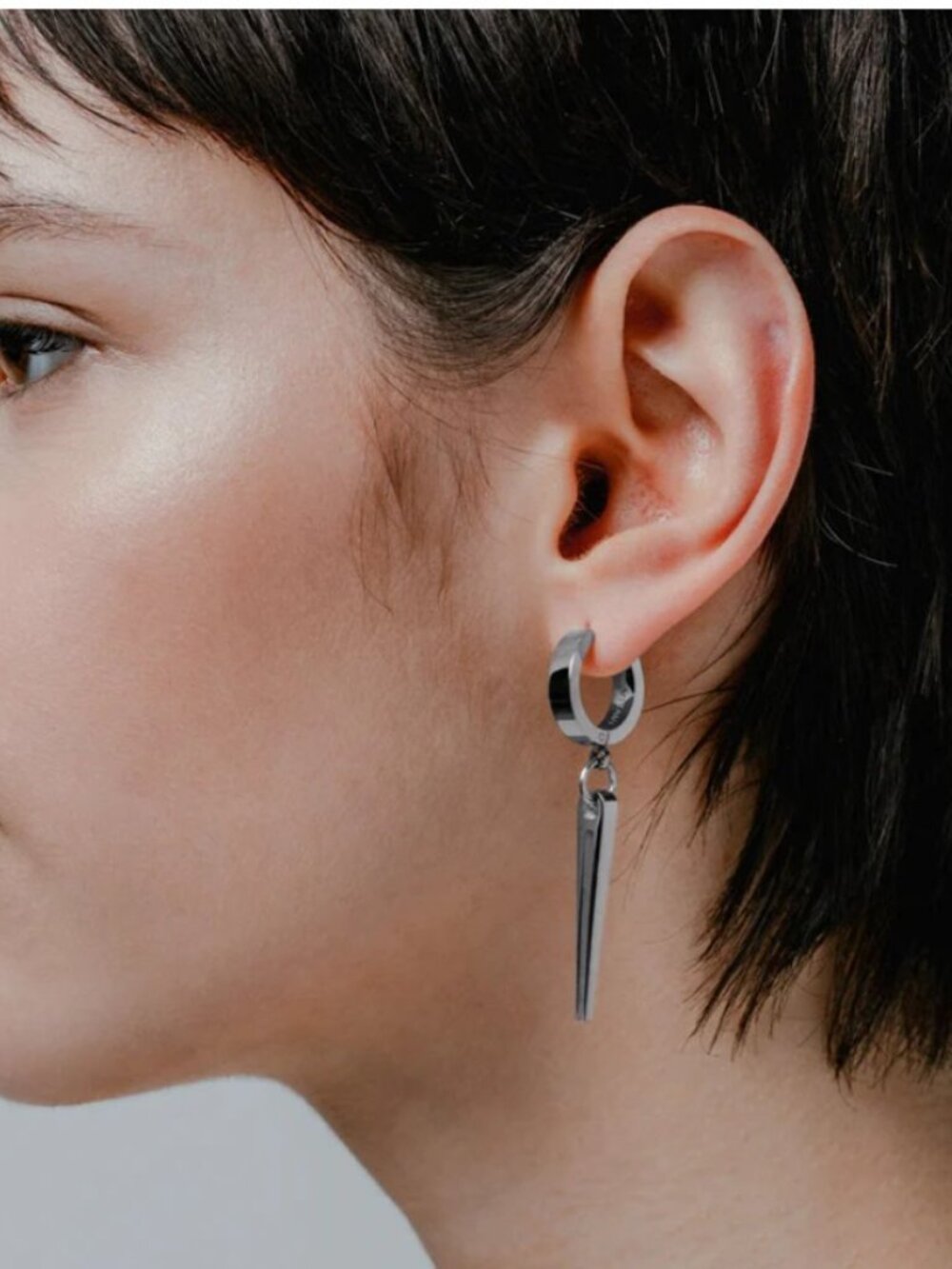 Vitaly Tuning Prong Earring - Stainless Steel